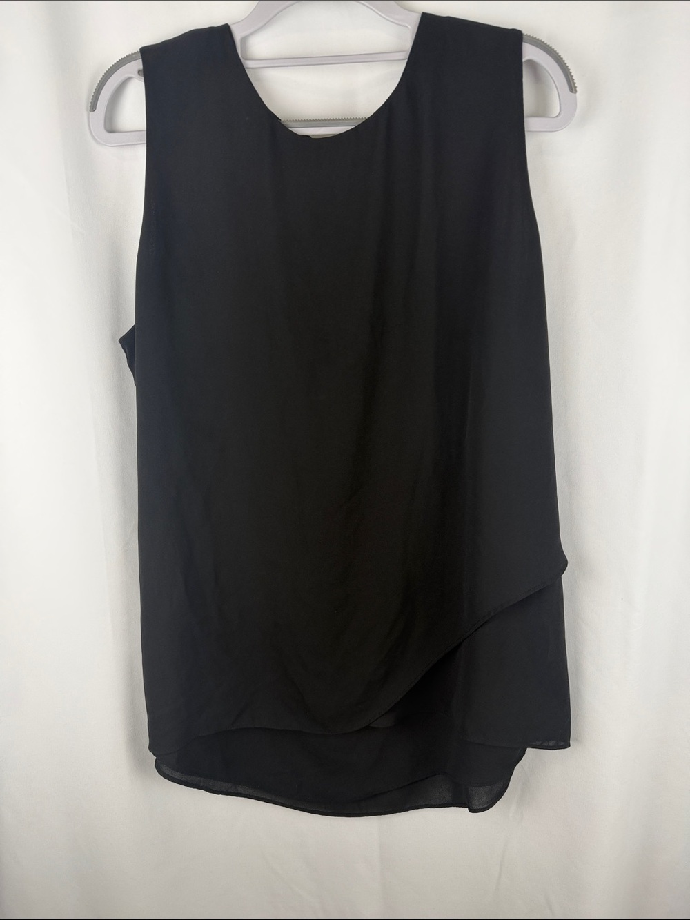 Chico's Black Layered Sleeveless Blouse